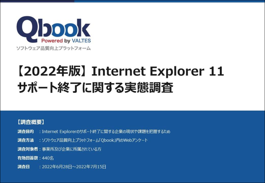 【IE利用調査】サポート終了後もIE（IEモード）使用率は47％！ 半数が業務システム上使用せざるを得ない状況？【アンケート結果まとめ】